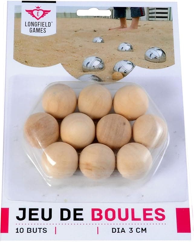 Cochonnets en Bois Naturel — Lot de 10