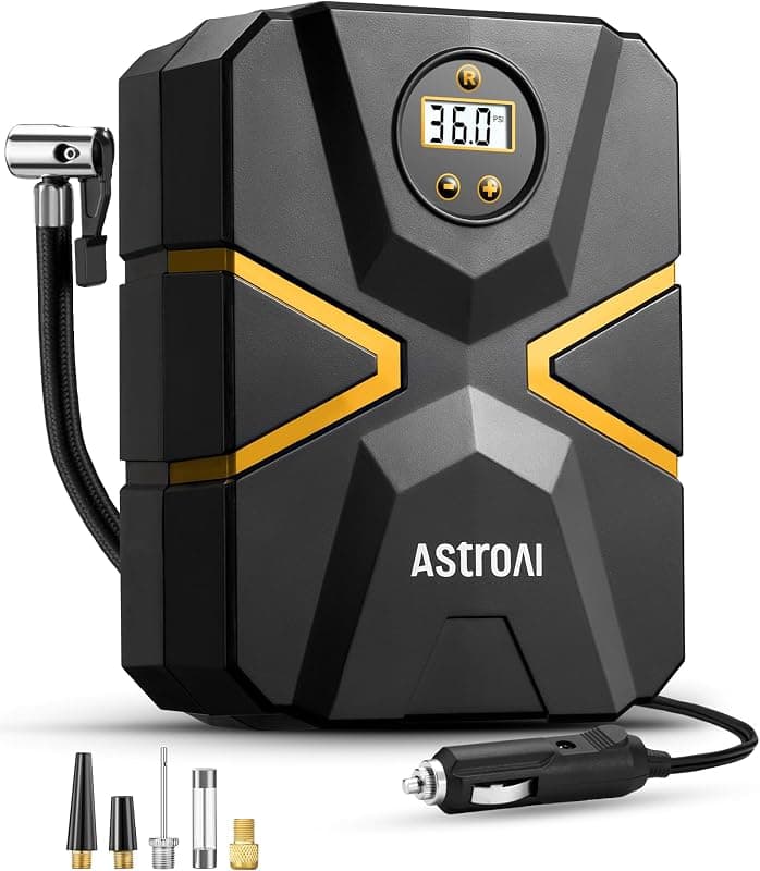 AstroAI — Gonfleur pneus portable 150 PSI arrêt automatique
