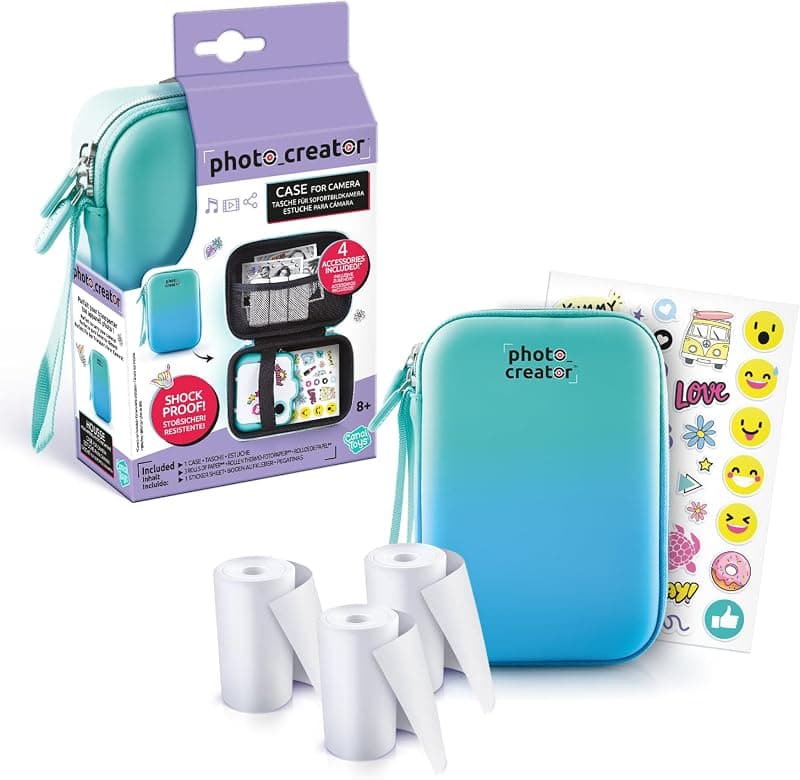 Canal Toys — Étui résistant aux chocs avec stickers pour appareil photo instantané
