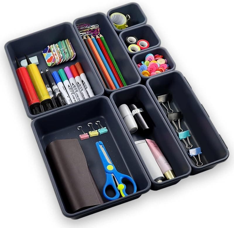 Kit organisateurs de tiroirs 8 pièces