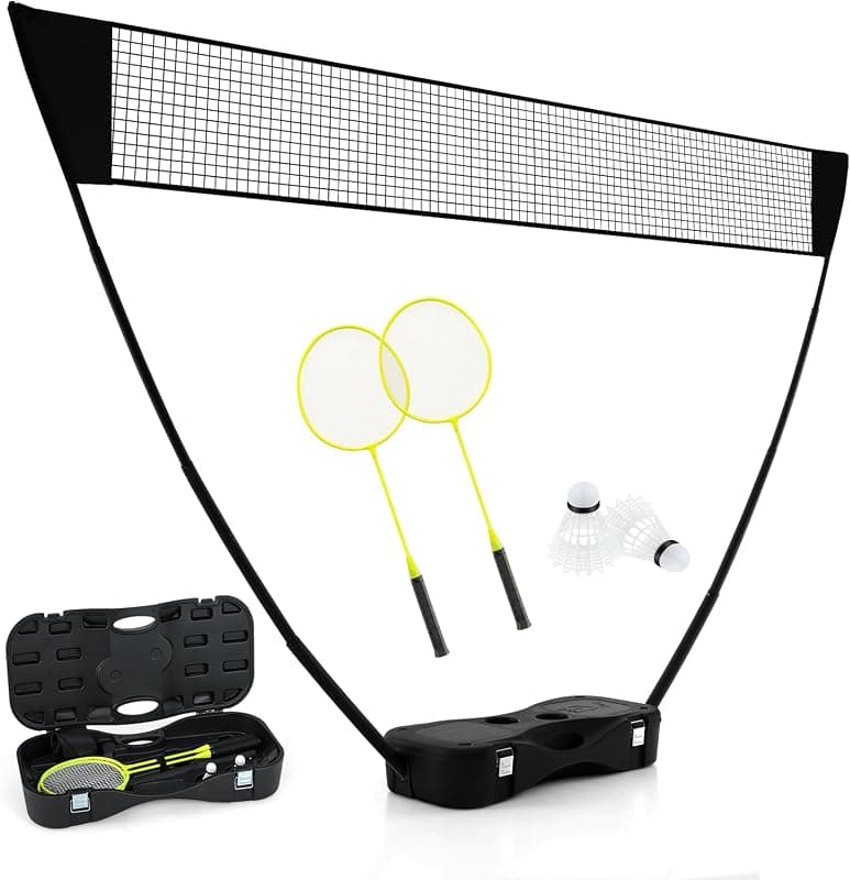 Costway — Kit de badminton portable avec filet 270 x 160 cm