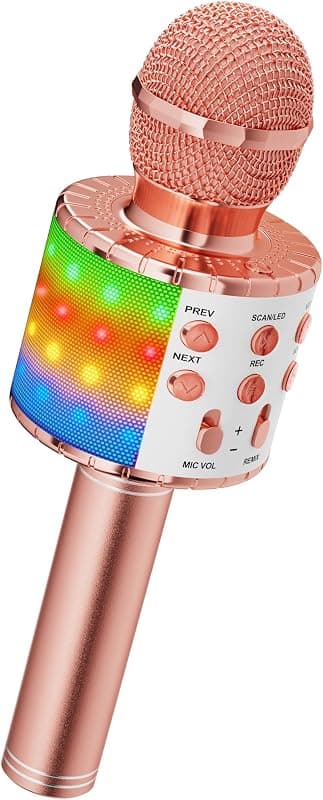 Ankuka — Microphone Karaoké Bluetooth 4 en 1