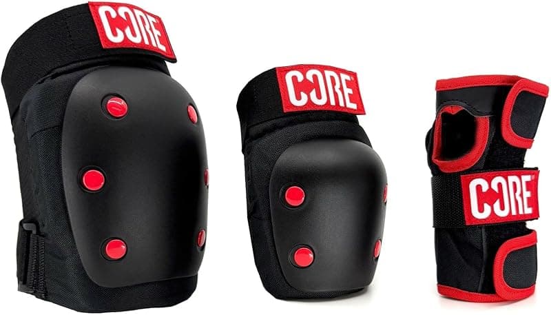 CORE — Set de protections skate noir