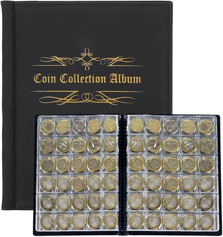 Album Numismatique 480 Pochettes pour Pièces — Format Grand Classeur