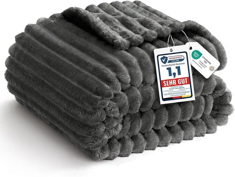 Grand plaid moelleux Lola Blanket