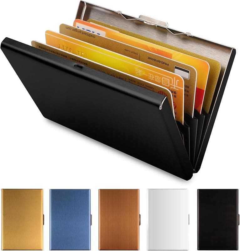 Porte-cartes métallique slim anti-RFID
