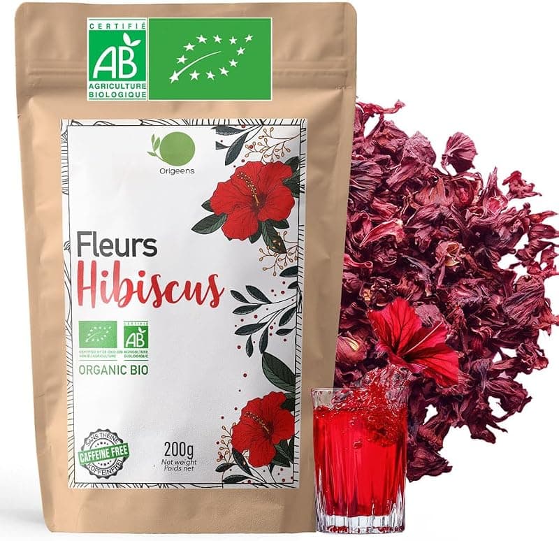 ORIGEENS — Fleurs d'Hibiscus Bio Grade Supérieur