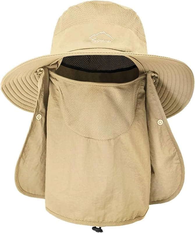 Chapeau de Soleil Pliable à Large Bord Safari