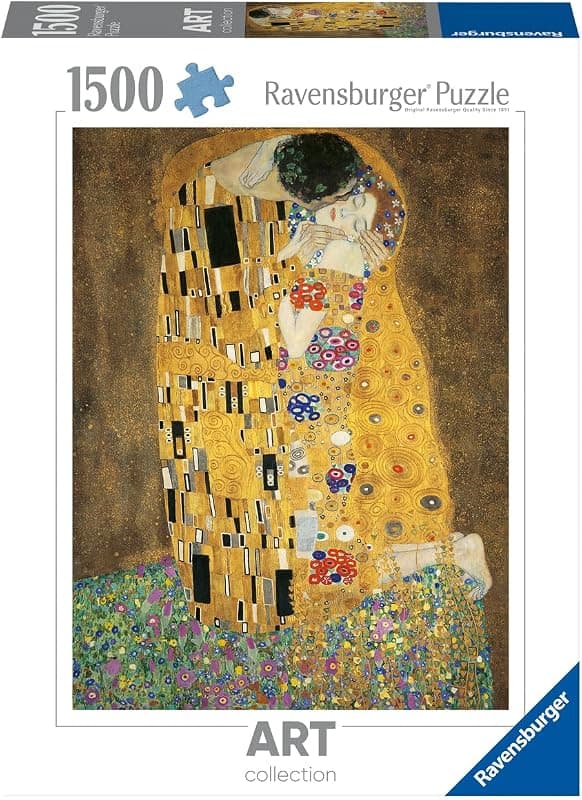 Ravensburger — Puzzle 1500 pièces Le Baiser de Gustav Klimt