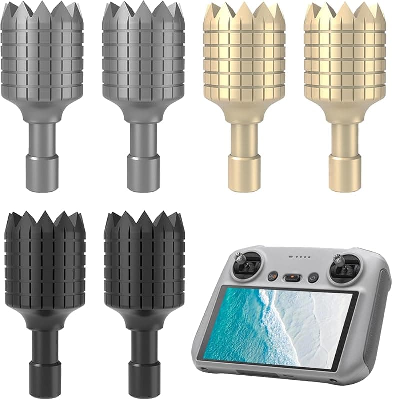 Joysticks aluminium CNC de remplacement — compatibles DJI Mini 3, Mini 4 Pro, Air 3, Mavic 3