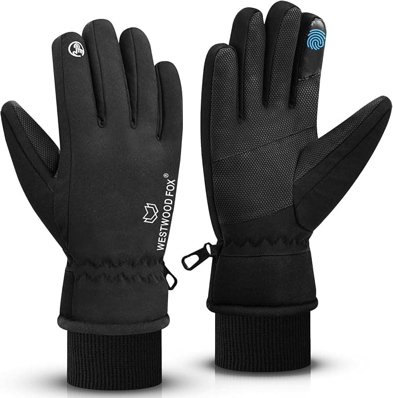 Gants d'Hiver Imperméables Coupe-Vent Écran Tactile