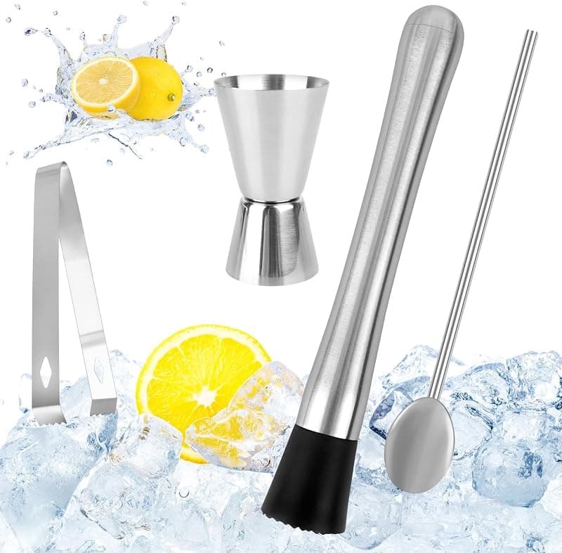 Cuillère & accessoires à cocktail en inox