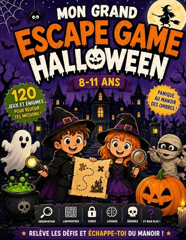 Mon Grand Escape Game Halloween — 120 énigmes et missions