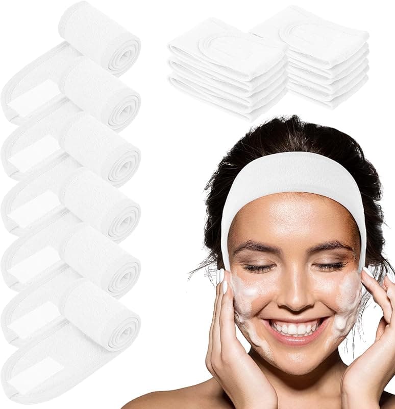 Lophe — Bandeaux Cheveux Microfibre pour Soins (lot de 6)