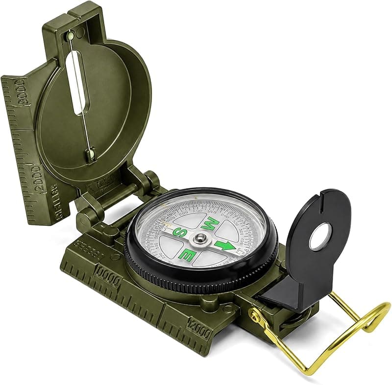 Boussole militaire étanche à viseur optique
