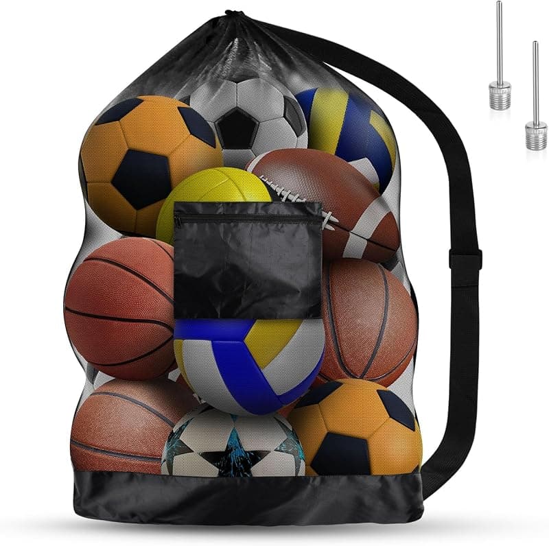 Sac Filet à Ballons Grande Capacité avec Bandoulière