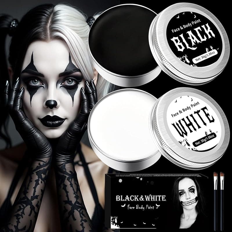 Kit Maquillage Professionnel Noir et Blanc — Visage & Corps