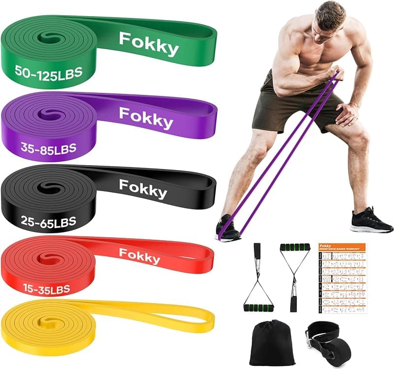 Fokky — Kit de Bandes Élastiques Musculation 5 Niveaux