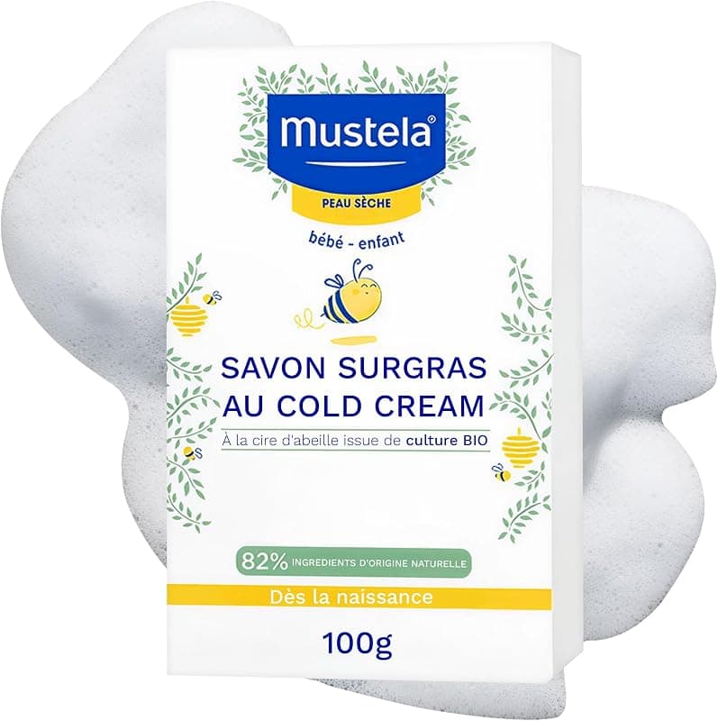 Mustela — Savon Surgras Cold Cream Peau Sèche Bébé