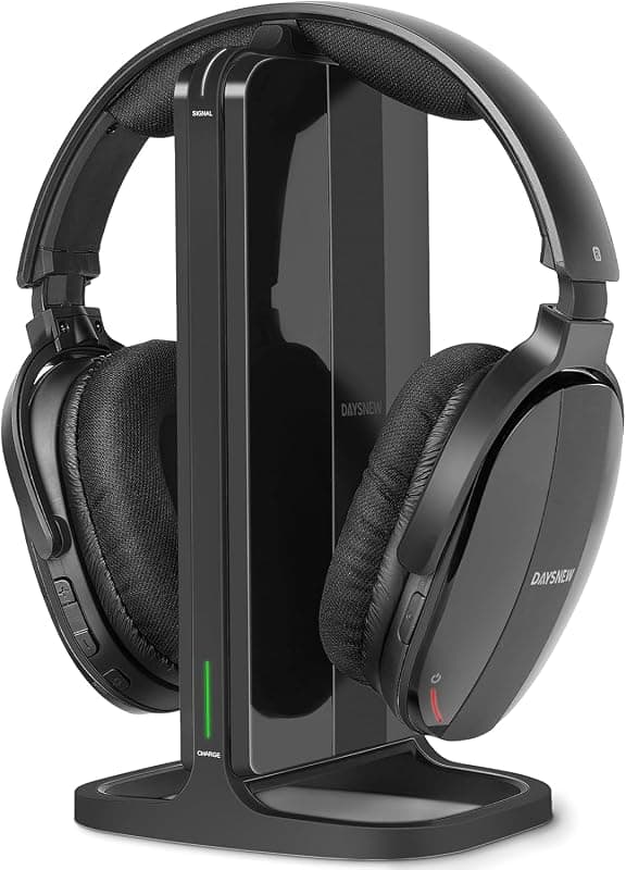 Casque TV Sans Fil — Émetteur RF avec Station de Charge