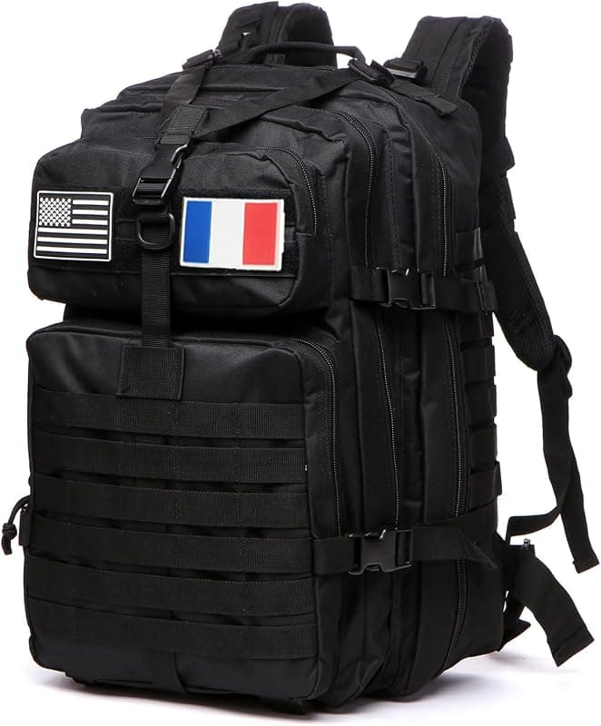 Sac à Dos Tactique 50 Litres Système MOLLE Imperméable