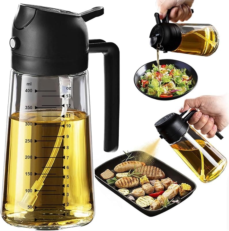 TrendPlain — Vaporisateur d'Huile 2-en-1 pour Cuisine