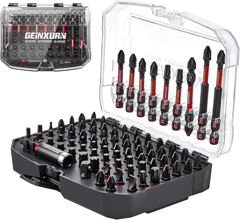 GEINXURN — Coffret 83 embouts de vissage magnétiques
