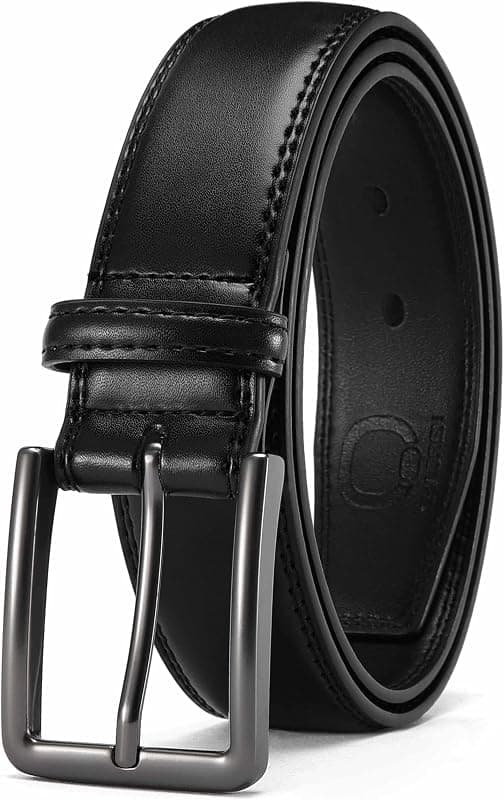 Ceinture en cuir habillée (réversible)