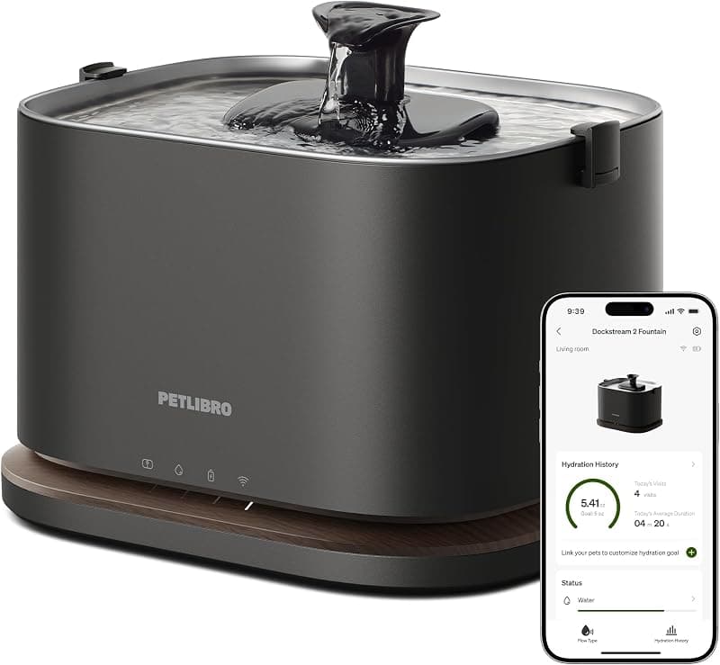 Petlibro — Fontaine à eau en inox pour chat
