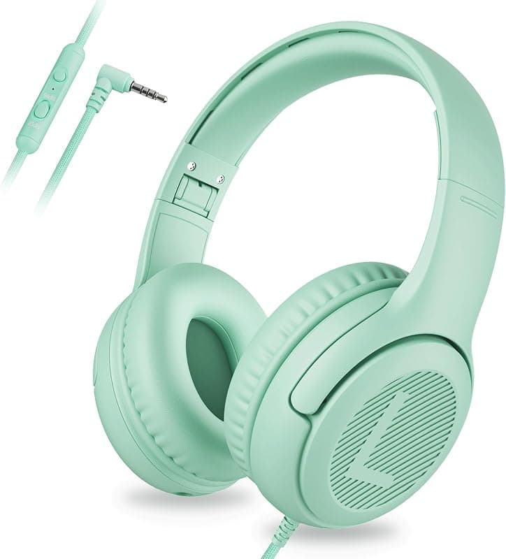 Casque audio filaire enfant avec micro et volume limité