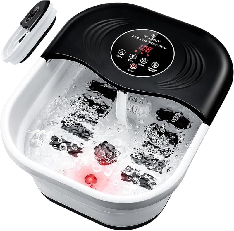 Bain de Pieds Massant — Spa Pliable Chauffant