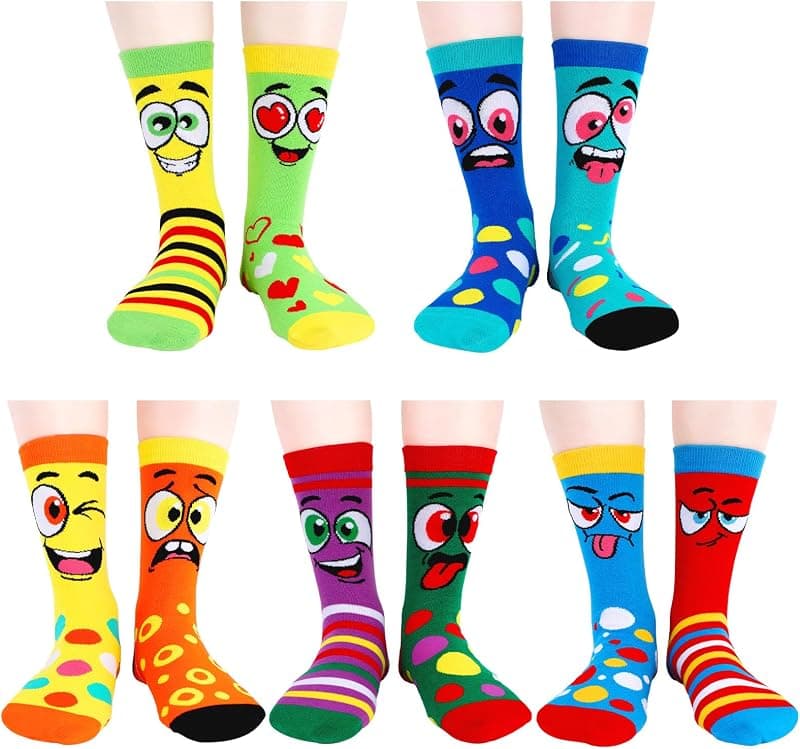 Chaussettes Fantaisie — Pack 5 paires multicolores