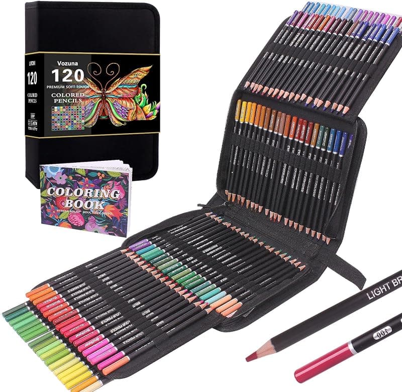 Vozuna — 120 crayons de couleur zippés