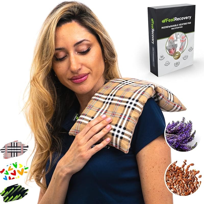 Bouillotte Sèche Graines de Lin & Lavande