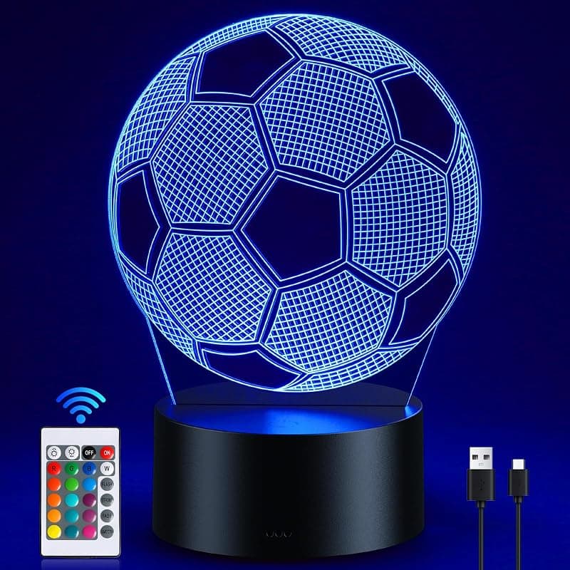 Veilleuse ballon de foot 3D