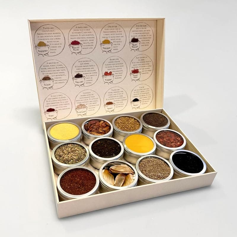 Ottolenghi — Coffret 12 épices premium + 4 recettes