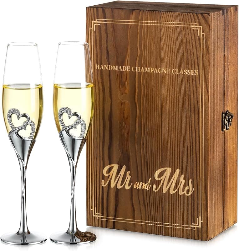 Nuptio — Coffret de flûtes à champagne
