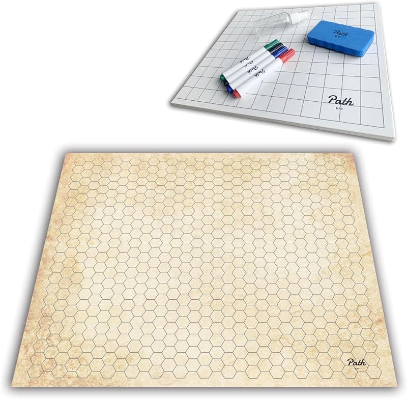 Path Gaming — Plateau de combat recto-verso pour JDR et RPG sur table