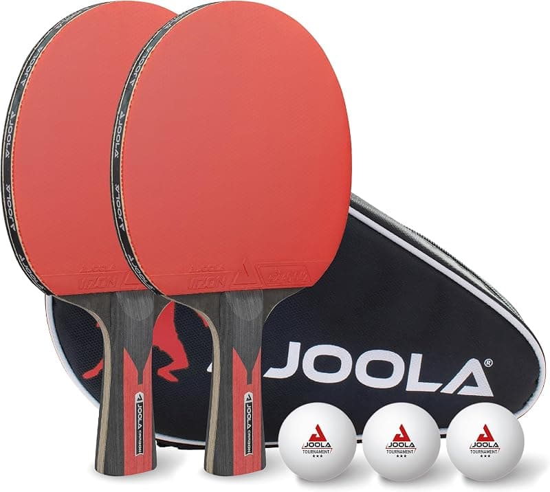 JOOLA — Set Tennis de Table 2 Raquettes, 3 Balles et Housse