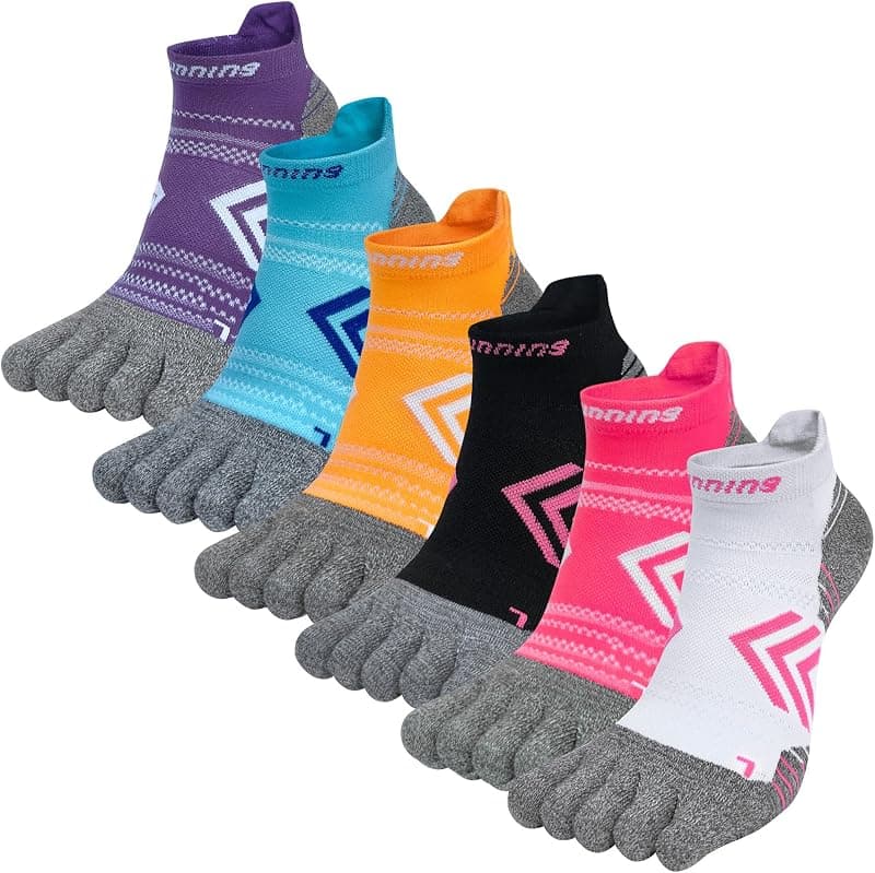 Chaussettes à orteils anti-frottement (façon Injinji)