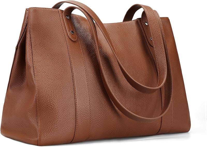 Sac cabas en cuir pour ordinateur 15,6"
