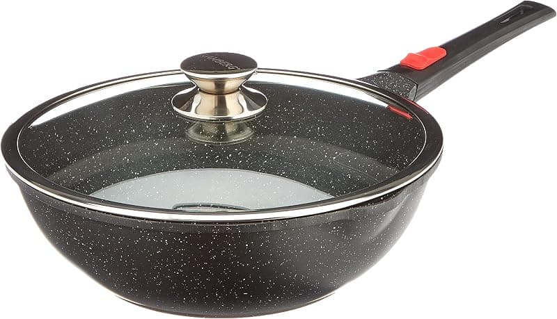 Kamberg — Wok 30 cm manche amovible revêtement pierre