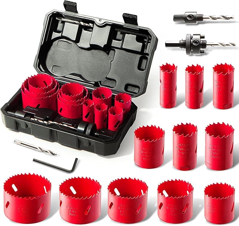 HYCHIKA — Coffret scies cloches bi-métal 17 pièces