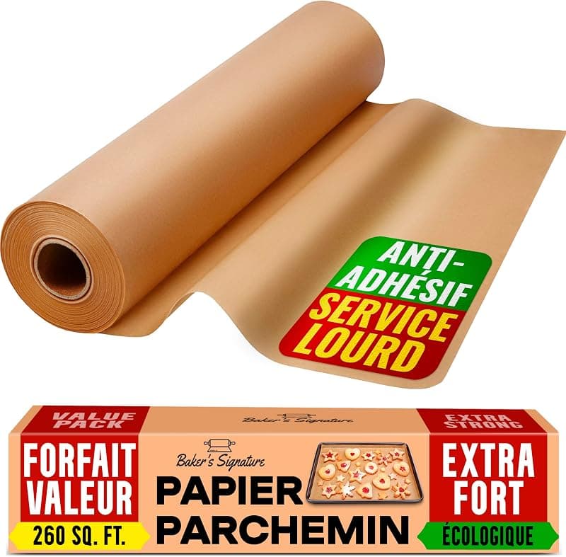 Rouleau de Papier Cuisson Air Fryer Non Blanchi 38 cm