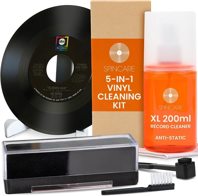 Spincare — Kit de nettoyage vinyle 5-en-1