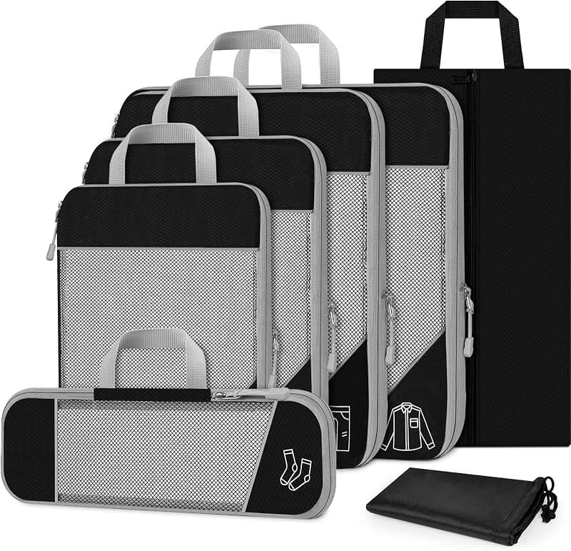 Organisateurs de valise (lot de 7)