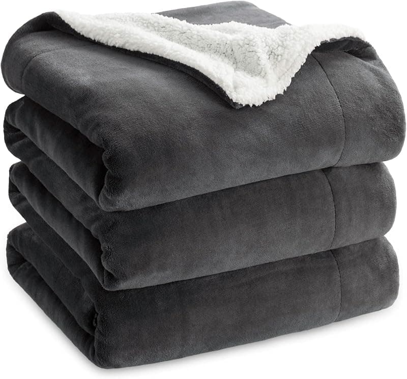 Bedsure — Plaid Polaire Sherpa Double Face XXL