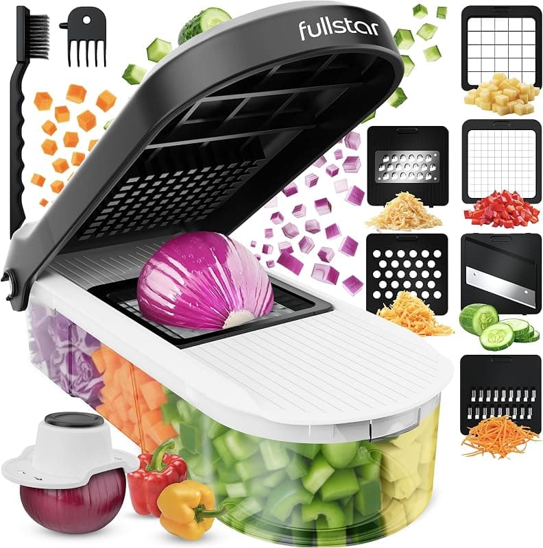 Fullstar — Mandoline et coupe-légumes multifonctions 6-en-1