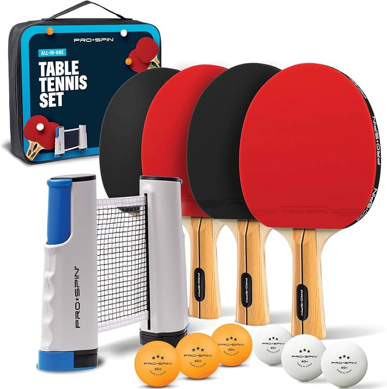 PRO-SPIN — Kit de Raquettes Hautes Performances avec Filet