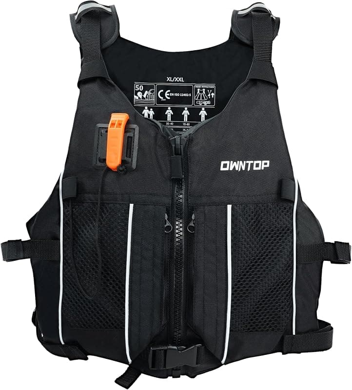 Owntop — Gilet de flottabilité avec pack hydratation et sifflet